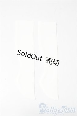 画像1: SDM＆MSD/OF:ソックス・ミニ（白・半光沢） U-25-11-12-192-NY-ZU