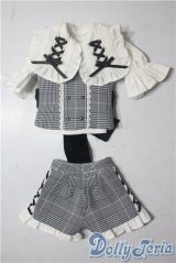 MDD/OF:乙女キュロットセット(グレー)・ミニ U-25-10-28-121-TN-ZU