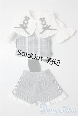 画像1: MDD/OF:乙女キュロットセット(グレー)・ミニ U-25-10-28-121-TN-ZU