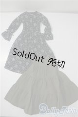 SD13G/OF:シフォンワンピースセット(ブラック) U-25-10-28-167-TN-ZU