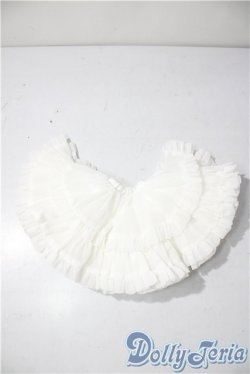 画像2: MSD＆MDD/OF：ぽんぽんパニエ(ホワイト) U-25-11-12-171-TN-ZU