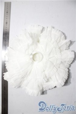 画像2: MSD＆MDD/OF：ぽんぽんパニエ(ホワイト) U-25-11-12-136-TN-ZU