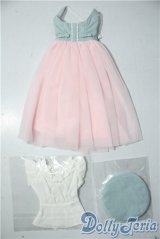 DD/OF:デニム×チュール ガーリーワンピース A-25-11-12-1059-TN-ZU