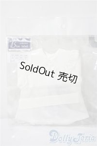 MSD/OF：ビッグカラーリヴボンブラウス（白）ミニ U-25-11-12-156-TN-ZU