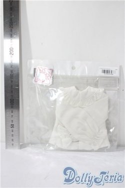 画像2: MSD/OF：ビッグカラーリヴボンブラウス（白）ミニ U-25-11-12-156-TN-ZU