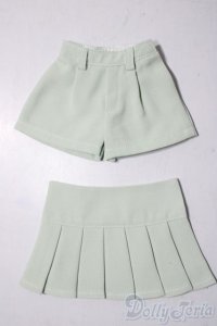 MSD/OF:スカートフラップ付きショートパンツ（ミント）・ミニ U-25-11-19-157-TN-ZU