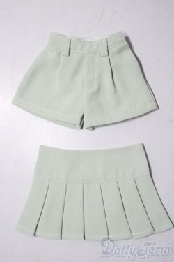 画像1: MSD/OF:スカートフラップ付きショートパンツ（ミント）・ミニ U-25-11-19-157-TN-ZU