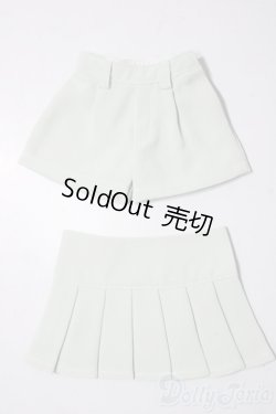 画像1: MSD/OF:スカートフラップ付きショートパンツ（ミント）・ミニ U-25-11-19-157-TN-ZU