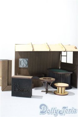 画像1: 1/12/ドールハウス・家具つき A-26-01-04-1100-TN-ZU