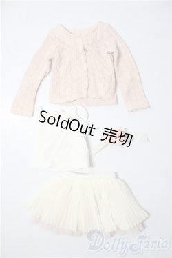 画像1: MSD/OF：スウィートピンクカーディガンセット U-25-11-26-010-TN-ZU