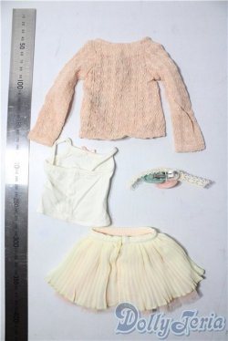 画像2: MSD/OF：スウィートピンクカーディガンセット U-25-11-26-010-TN-ZU