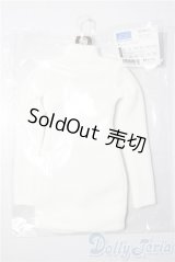 SD/OF：ハイネックリブニットワンピース（白） U-25-11-26-007-TN-ZU