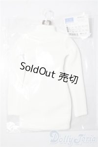 SD/OF：ハイネックリブニットワンピース（白） U-25-11-26-007-TN-ZU