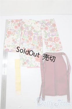 画像2: MSD＆MDD/OF:えんじ色袴セット・ミニ U-25-11-26-110-TN-ZU