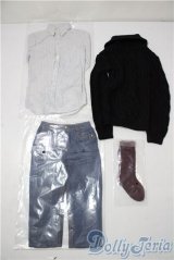 SD17/GOU/OF：ブラックタートルネックセーターセット U-25-11-26-121-TN-ZU