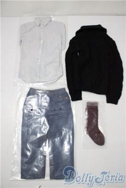 画像1: SD17/GOU/OF：ブラックタートルネックセーターセット U-25-11-26-121-TN-ZU