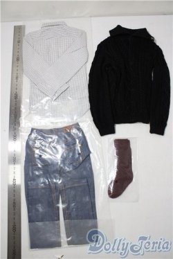 画像2: SD17/GOU/OF：ブラックタートルネックセーターセット U-25-11-26-121-TN-ZU