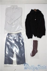 SD17/GOU/OF：ブラックタートルネックセーターセット U-25-11-26-120-TN-ZU