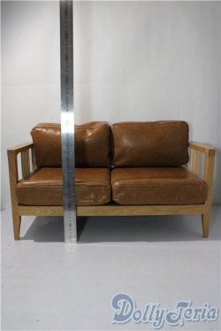 画像2: SD/ウッドフレームソファ（オイル・キャメル） U-25-12-10-208-TN-ZU