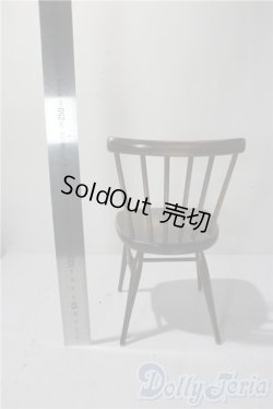 画像2: SD/青い鳥工房様製1/4サイズドール用ウインザーチェア キャラメル U-25-12-24-208-TN-ZU