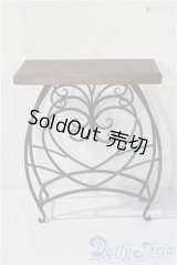 1/4ドールサイズ/メーベル様製 アイアンテーブル U-26-01-07-204-TN-ZU