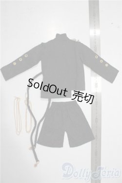 画像2: SDM＆MSD/OF:スタイリッシュ中華服 黒:短パン U-25-12-10-057-TN-ZU