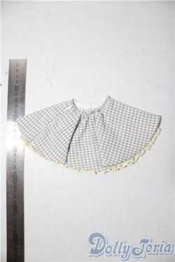 画像2: SDM＆MSD/OF:フレアスカート（白×グレーチェック）・ミニ U-25-12-24-098-TN-ZU