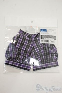 画像1: dd/of：ショートパンツ（黒×紫チェック） Y-25-12-24-265-TN-ZY