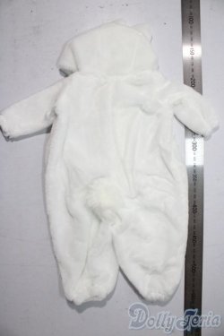 画像2: MSD＆MDD/OF:ふわふわしろうさぎさんパジャマ・ミニ U-26-01-04-086-TN-ZU