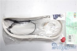 画像1: azone/8-9inch Beshine ナチュラルストレートロング スノーグレー U-26-01-07-013-TN-ZU