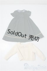 SDM＆MDD/OF：よそゆきワンピセット（ダークグリーン）・ミニ U-26-01-07-130-TN-ZU