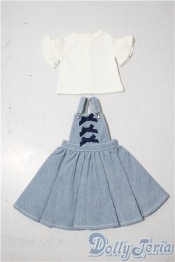 画像1: SDM＆MSD/OF:ちょい甘デニムサロペットセット・ミニ U-26-01-07-122-TN-ZU