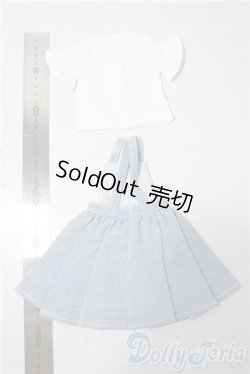 画像2: SDM＆MSD/OF:ちょい甘デニムサロペットセット・ミニ U-26-01-07-122-TN-ZU