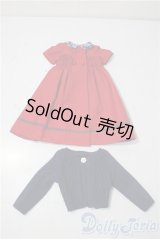 SDM＆MDD/OF：よそゆきワンピセット（ダークレッド）・ミニ U-26-01-07-124-TN-ZU
