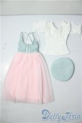 DD/OF:デニム×チュール ガーリーワンピース U-26-01-14-030-TN-ZU