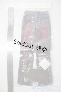 画像2: SD13B/of：hn+dieＸｖ-ｊｅａｎｓレッドペイントダメージジーンズ U-26-01-14-037-TN-ZU