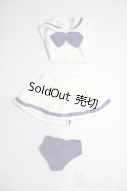 画像1: 50cm/OF：セーラー水着セット/0 A-26-01-21-1010-TN-ZU