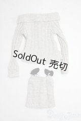 50リボンキャミ＆オフショルダーニットSET A-26-01-28-1008-TN-ZU