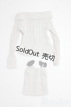 画像1: 50リボンキャミ＆オフショルダーニットSET A-26-01-28-1008-TN-ZU