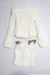 50リボンキャミ＆オフショルダーニットSET A-26-01-28-1009-TN-ZU