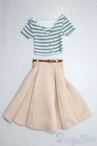 azone/OF:50ｃｍ　AZO2 Vネックニット＆フレアスカートset A-26-01-28-1011-TN-ZU