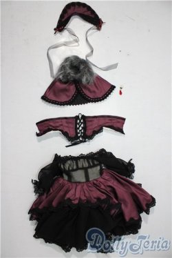 画像1: SD/OF：繻子乙女製ドレスセット U-26-02-04-056-TN-ZU