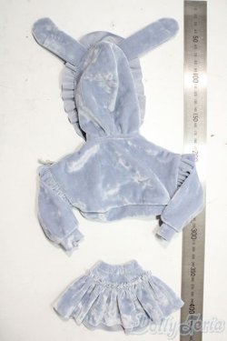 画像2: MDD/of:ふにゃほわ/レディフリルベルベットパーカーセットアップ A-26-01-28-1020-TN-ZU