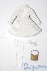 リカちゃん/OF:Galumドレスコレクション　ストライプ柄ワンピースドレスセット A-26-02-04-1012-TN-ZU