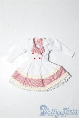 リカちゃん/OF:リトルファクトリー製　スイーツスタイルドレスコレクション　ショートケーキ風ワンピース A-26-02-04-1017-TN-ZU