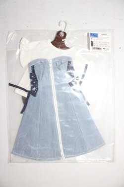 画像1: ちょい甘デニムジップワンピセット U-26-02-04-168-TN-ZU