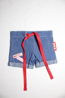 画像1: SD/OF：MELODY.C製ショートパンツ U-26-02-04-188-TN-ZU