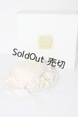 SD/OF:ストローハット　フラワー U-26-02-18-185-TN-ZU