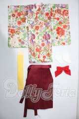 MSD＆MDD/OF:えんじ色袴セット・ミニ U-26-02-18-135-TN-ZU