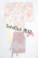 MSD＆MDD/OF:えんじ色袴セット・ミニ U-26-02-18-135-TN-ZU